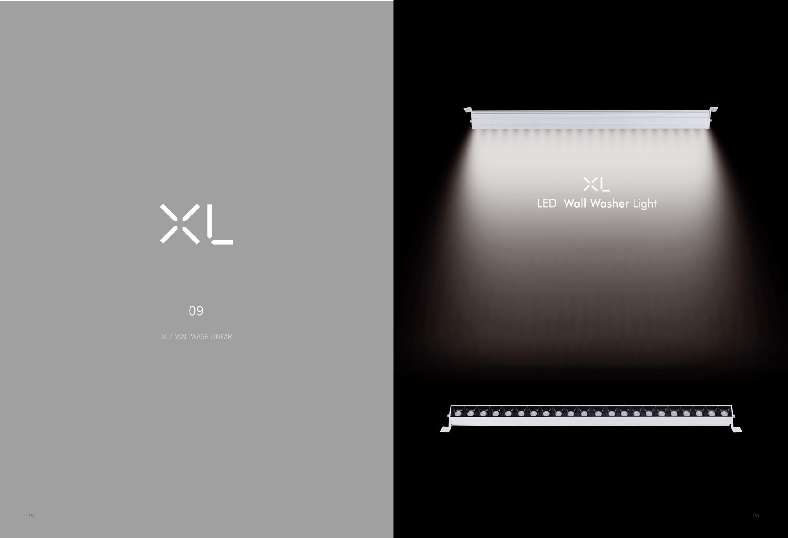 XL Linear Wall Washer Catalogue P233 to P236