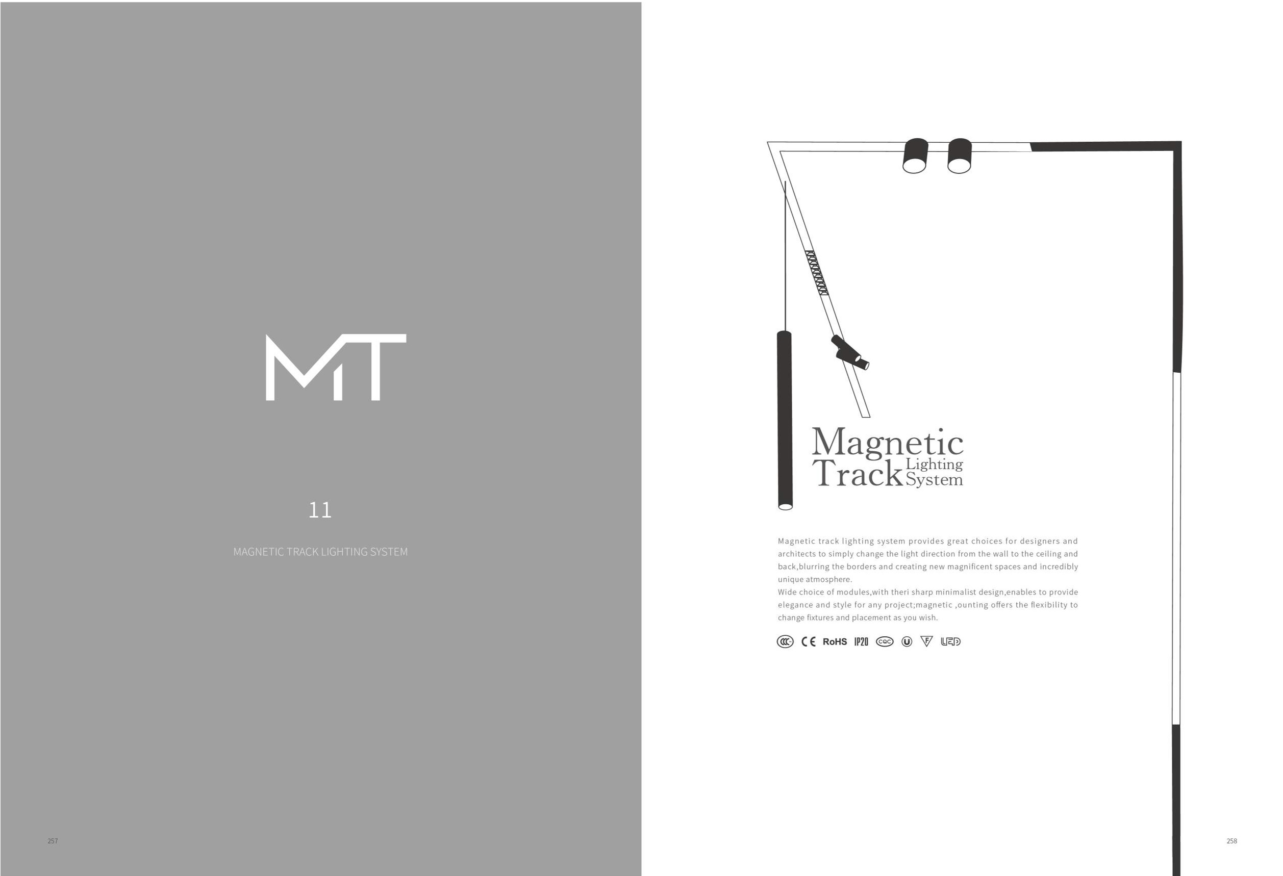 MT Magnetic Track Light Catalogue P257 to P368