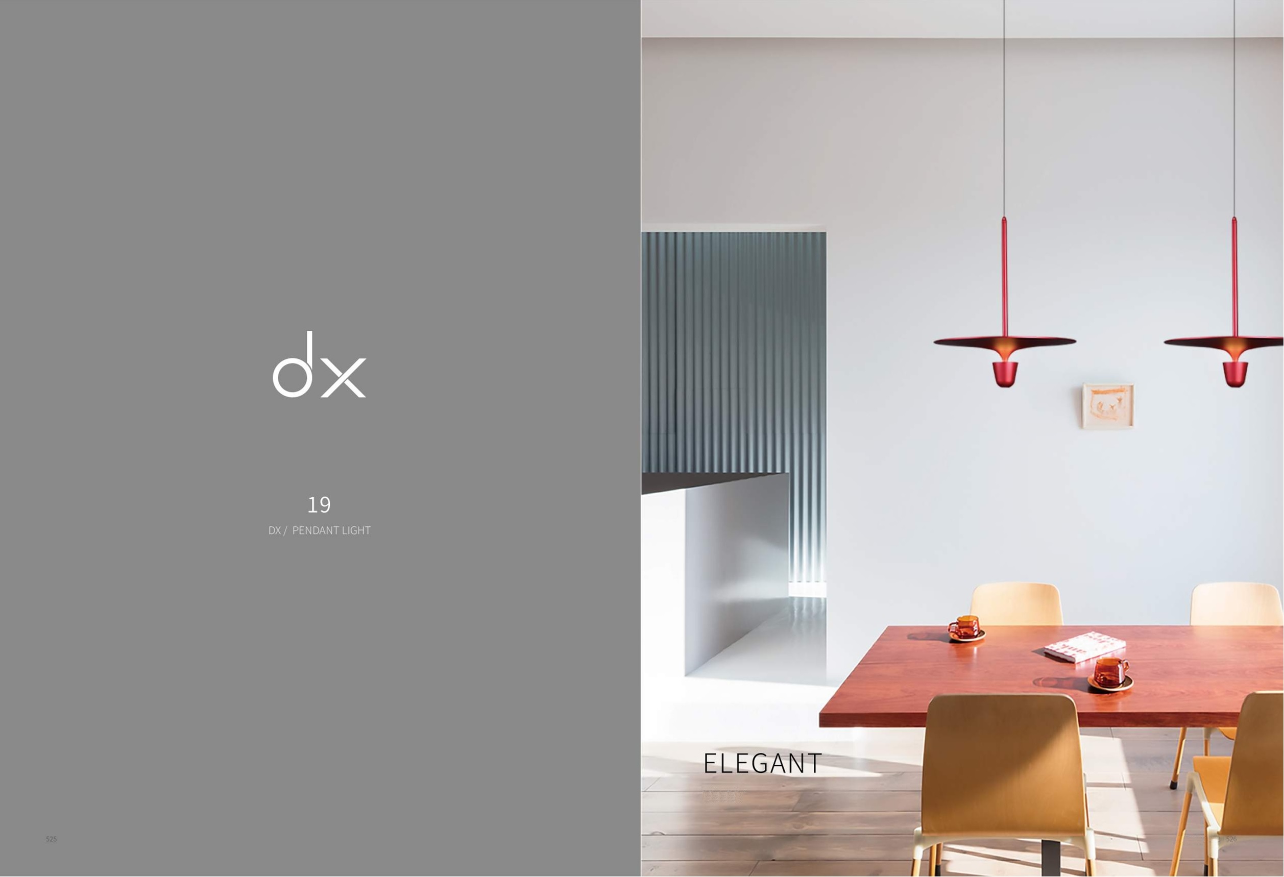 DX Pendant Light Catalogue P525 to P540