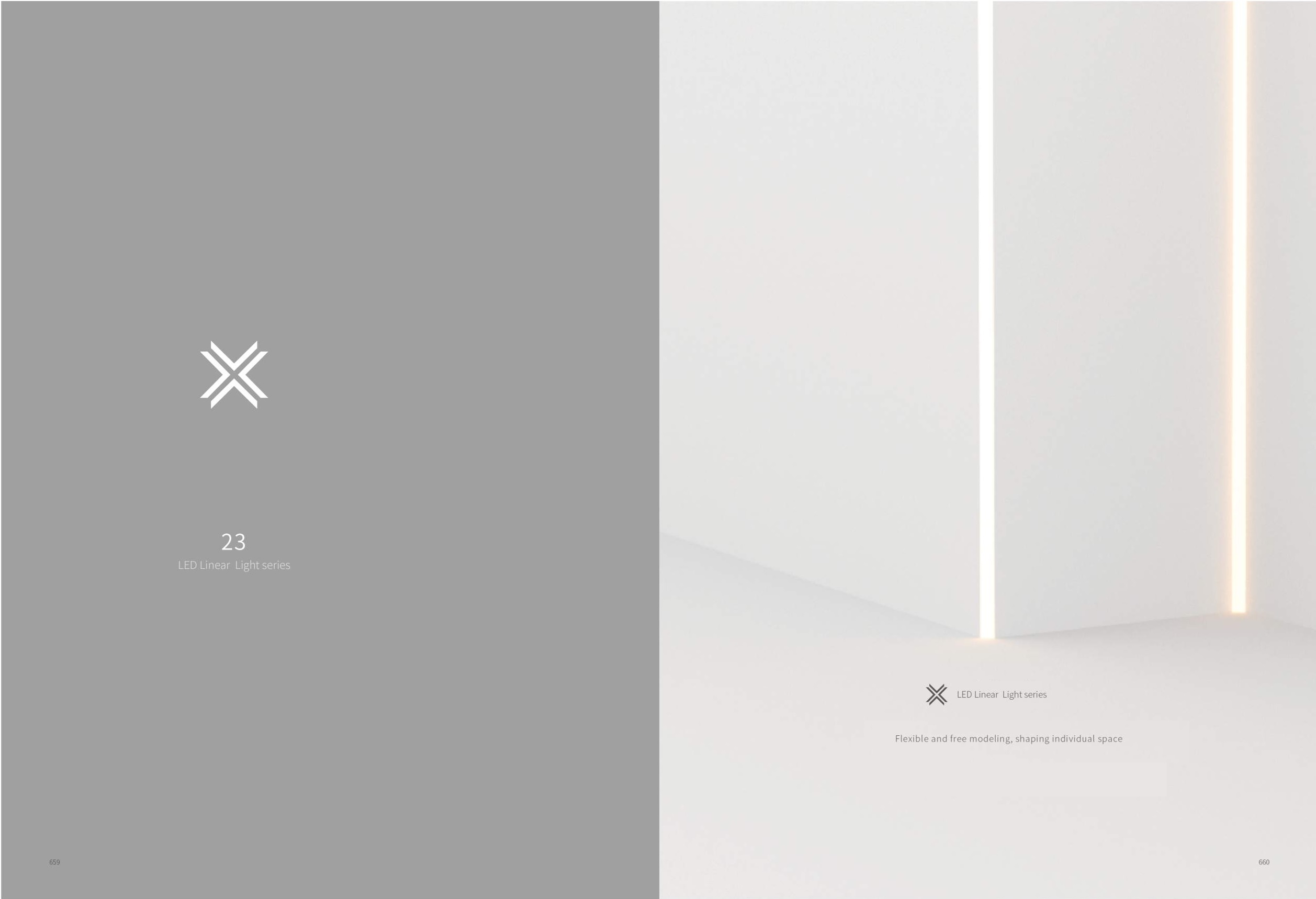 DC LED Strip Trough Linear Light Catalogue P659 to P708